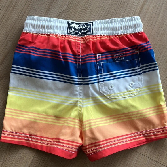 Janie and Jack Striped Swimsuit - Picture 7 of 8